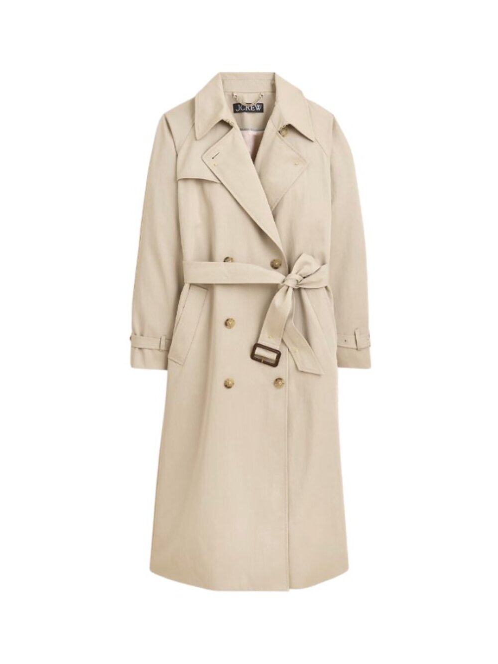 NWT JCREW NEW Icon Trench Coat Womens 6 P Petite Tan Khaki Jacket CS401 NEW